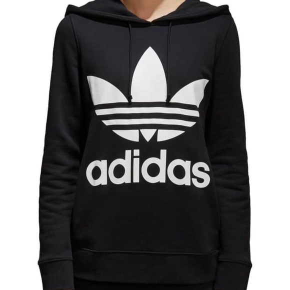 Adidas originals originals trefoil hoodie black white + FREE Adidas originals originals trefoil hoodie black white + FREE